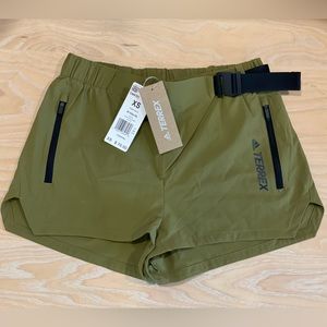 Adidas Terrex Hike Shorts for Women Wild Moss X-Small